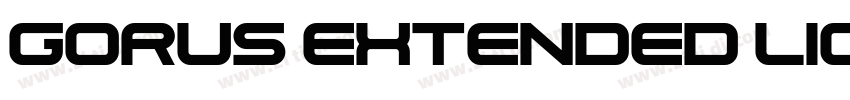 Gorus Extended Light字体转换 Gorus Extended Light字体转换